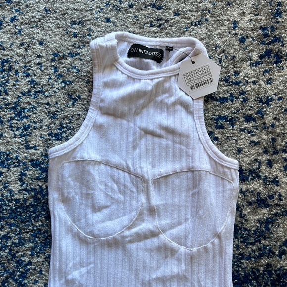 OW Intimates Callie Stitch Tank Top in White XS - Picture 5 of 8